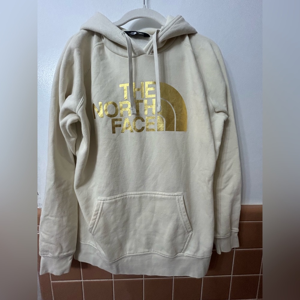 Cream North Face Hoodie
